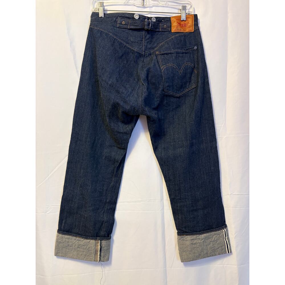 Levi's Levis Vintage Clothing 501xx 1890 Shrink To Fit Selvedge Jeans 31x32 - Picture 2 of 5